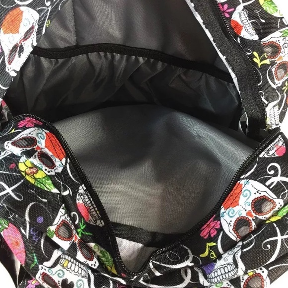 LAST ONE Jansport laptop backpack sugar skull - Picture 6 of 8